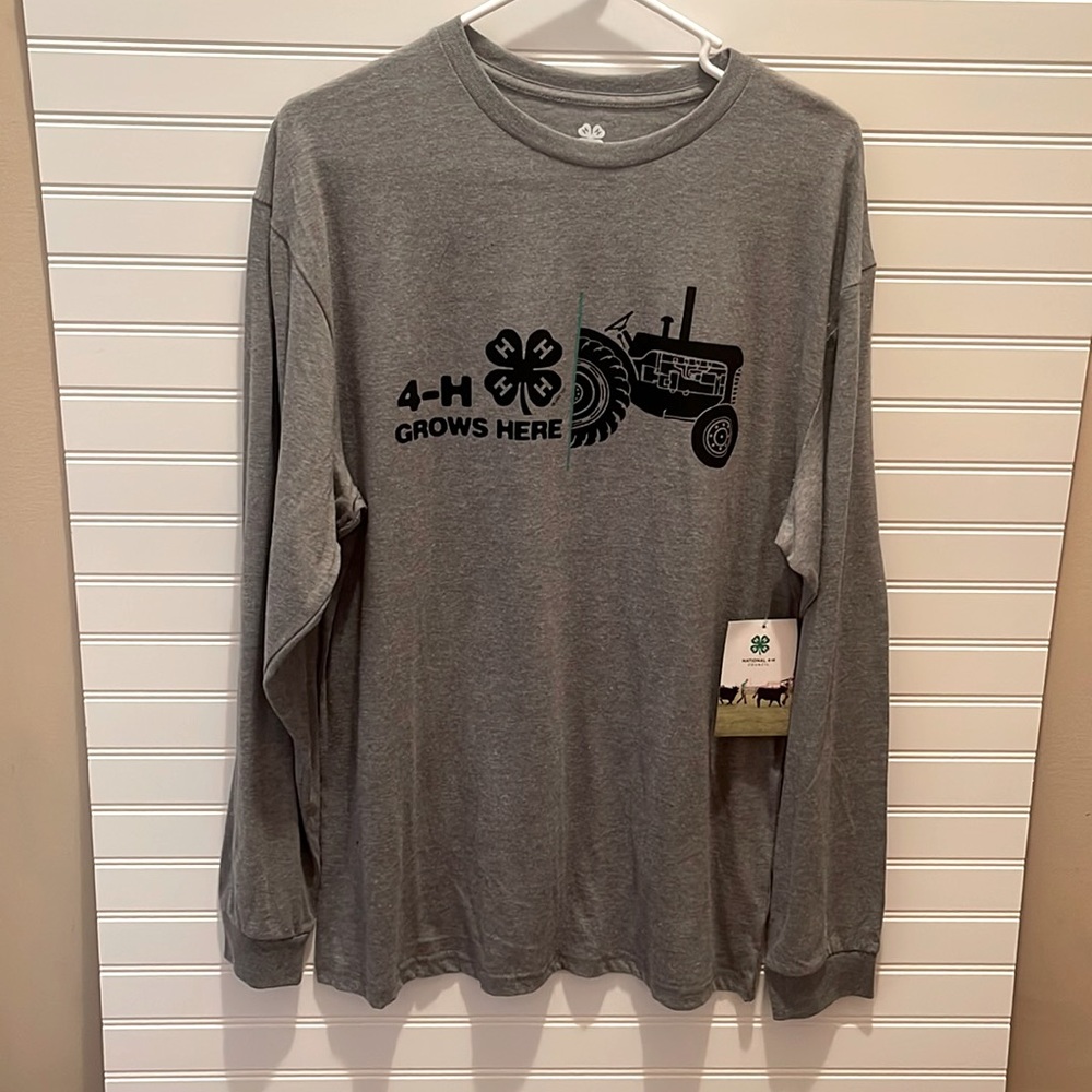 NWT National 4-H Council  Men’s Long Sleeve T-Shirt Multiple Sizes